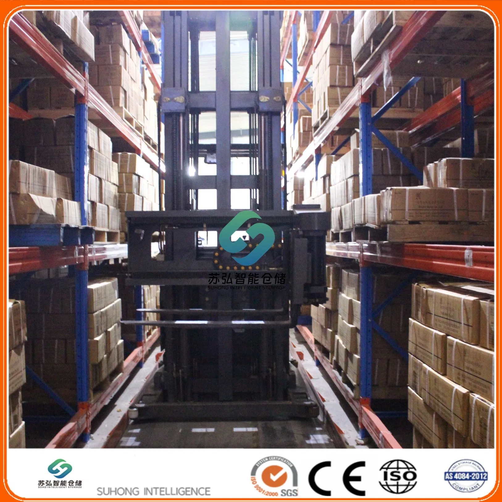 Narrow Aisle Racking System for Distribution Centers with 12m Clear Height