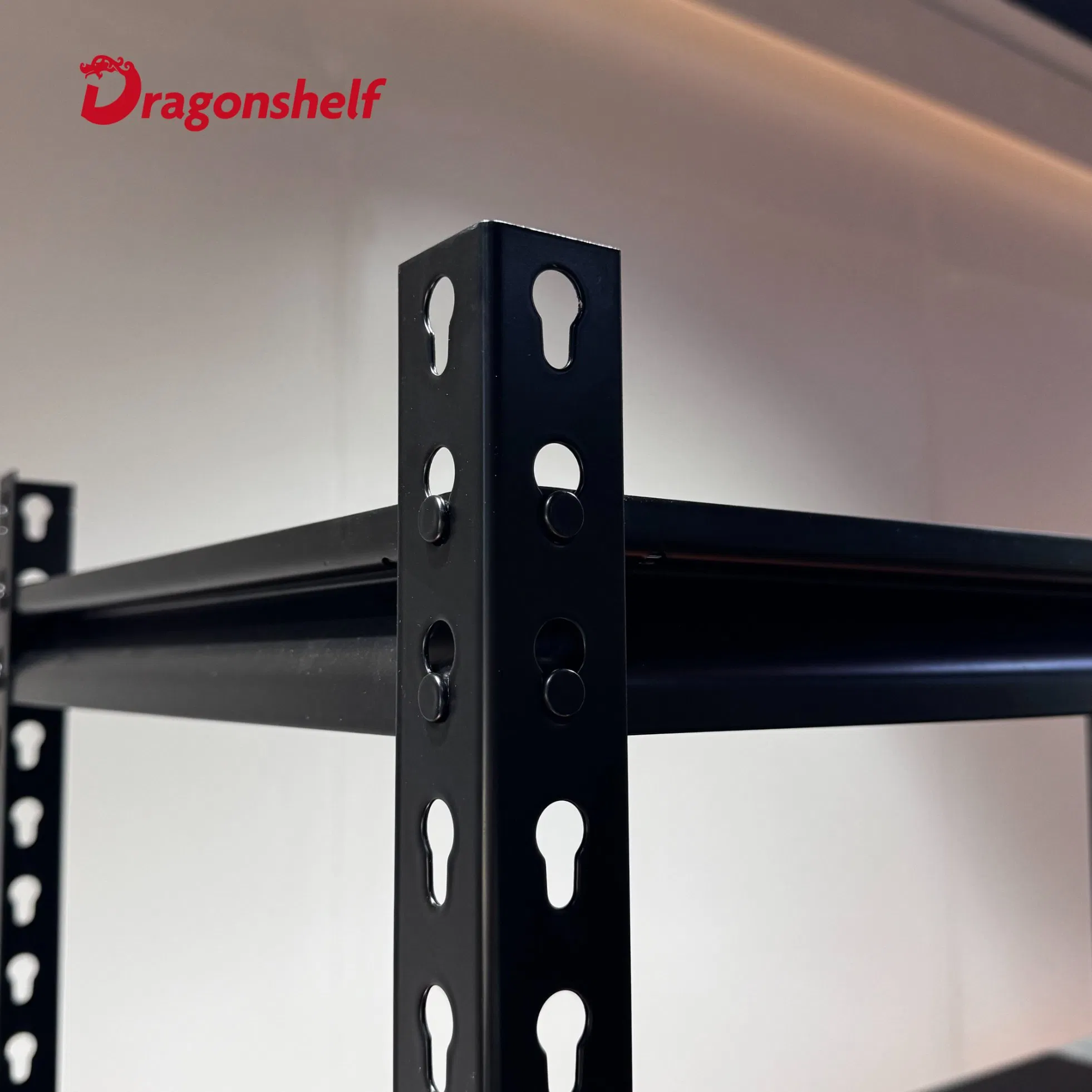 High Quality Slotted Angle Shelving Racking System Adjustable Metal Boltless Rivet Shelf