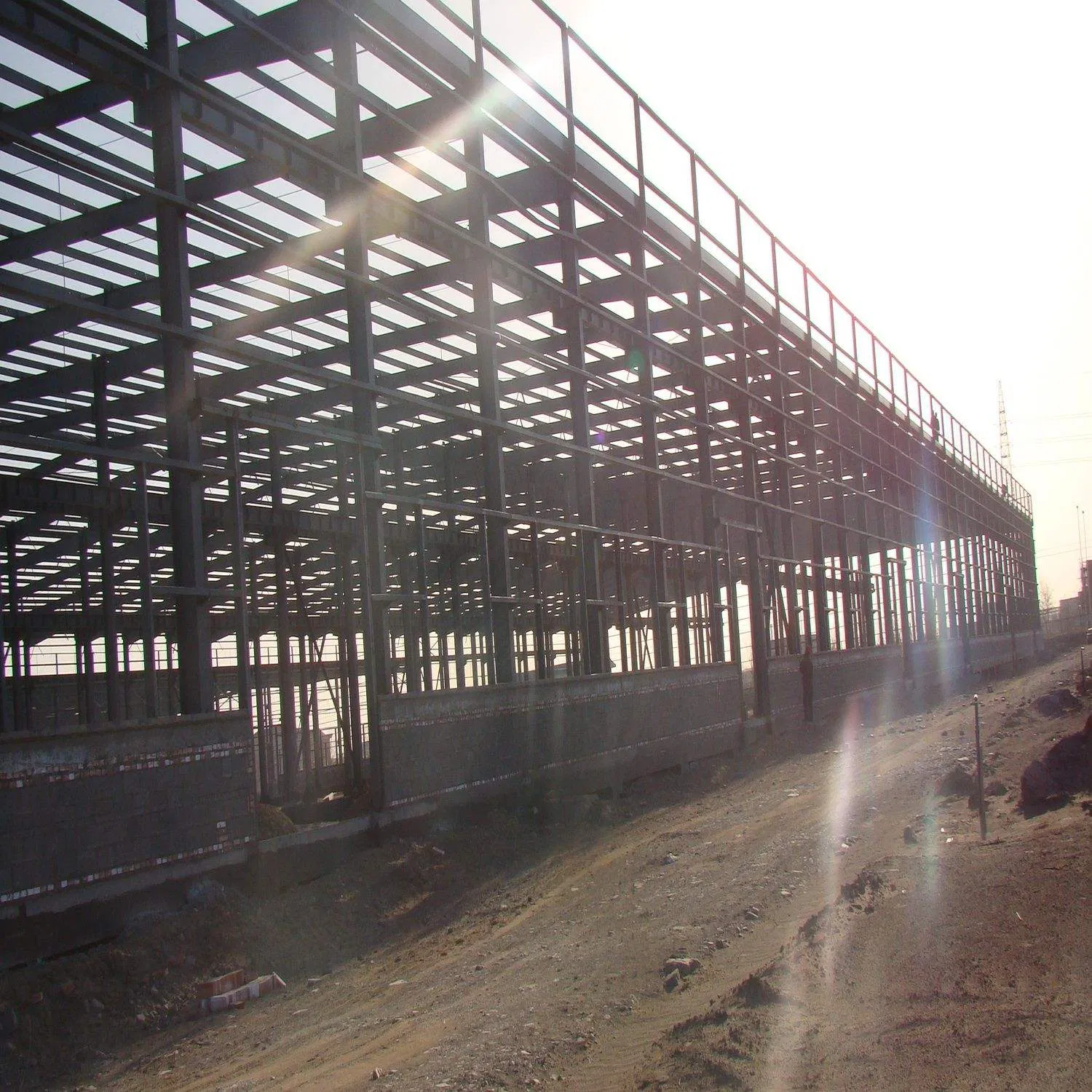 Prefabricated Fast Assembled Construction High Quality Steel Structure Safety Metal Frame Warehouse