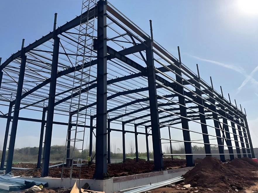 Customized Steel Frame Workshop Layout Optimized for Heavy Machinery Storage