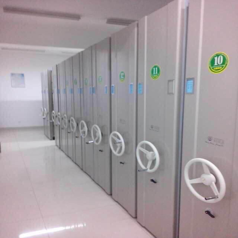 Archive Compact Shelving Storage Adjustable Shelf Movable Cabinet High-Density Manual Mobile Shelves