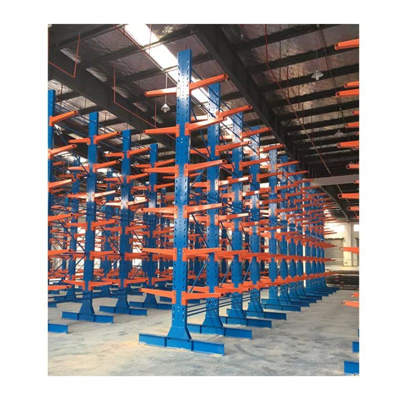 Industrial Transportation Cantilever Rack System Steel Shelving System Industrial Pipe Shelf Pipe Storage Cantilever Rack Cantilever Rack Solutions
