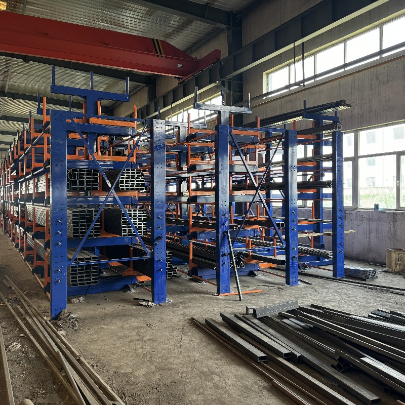 Heavy-Duty Adjustable Pipe Cantilever Shelves for High-Load Storage