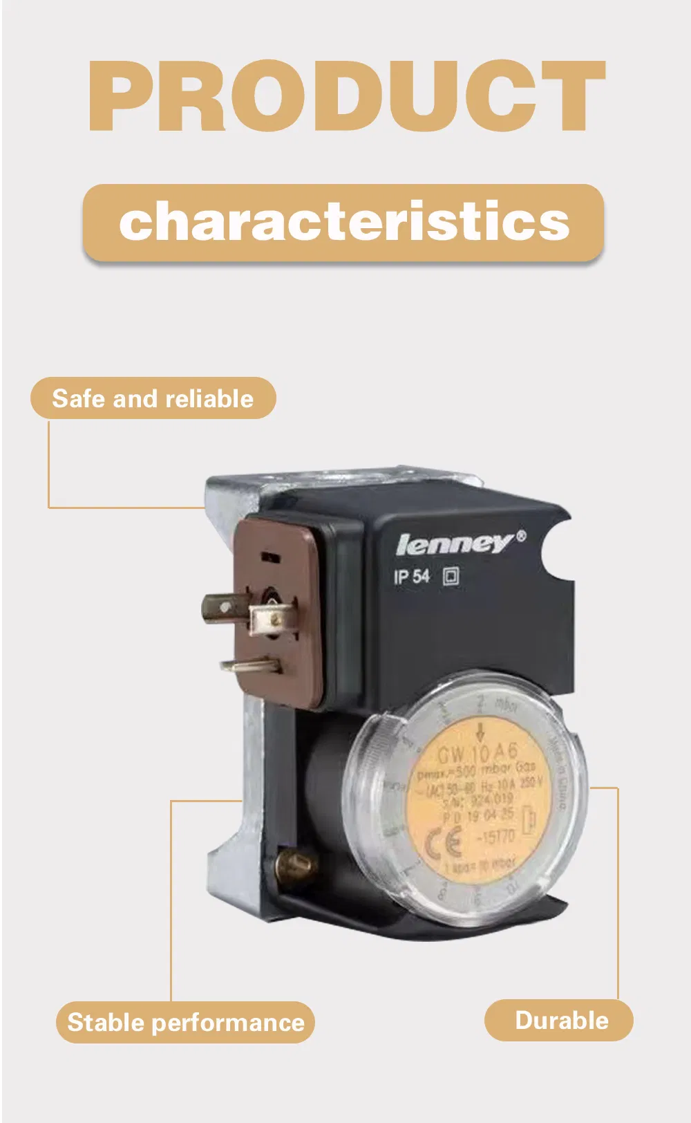 Lenney Lgw150A2 Pressure Switch 5