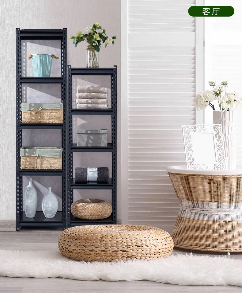 Customized Size Light Duty Shelving Metal Bolted Sheves Boltless Rivet Racks Bolt Free MDF Shelving