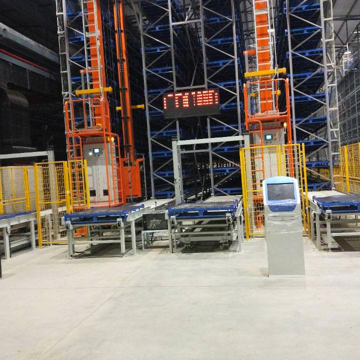 Automated Stacker Crane System for High-Density Storage in Narrow Aisle Warehouses
