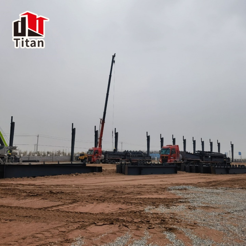 Fireproof Rock Wool Prefabricated Steel Structure Warehouse for Safety Storage