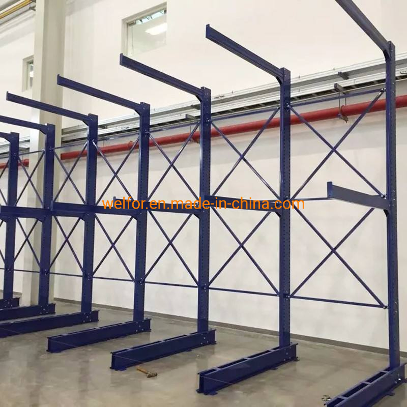 Heavy Duty Cantilever Arm Rack System Load Capacity 500kg Each Arm
