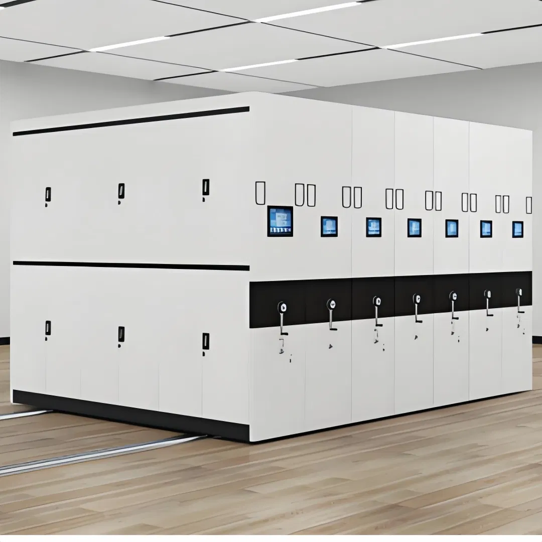 Mobile Intensive Shelf Factory Storage Files Office Movable Storage Rack Library Mobile Filing Rack Government - Agency - Use Mobile Storage Systems