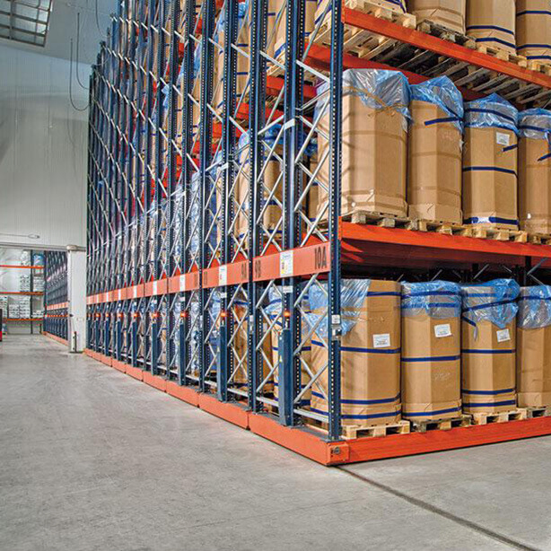 Heavy Duty Mobile Shelving System with Free CAD Design Service