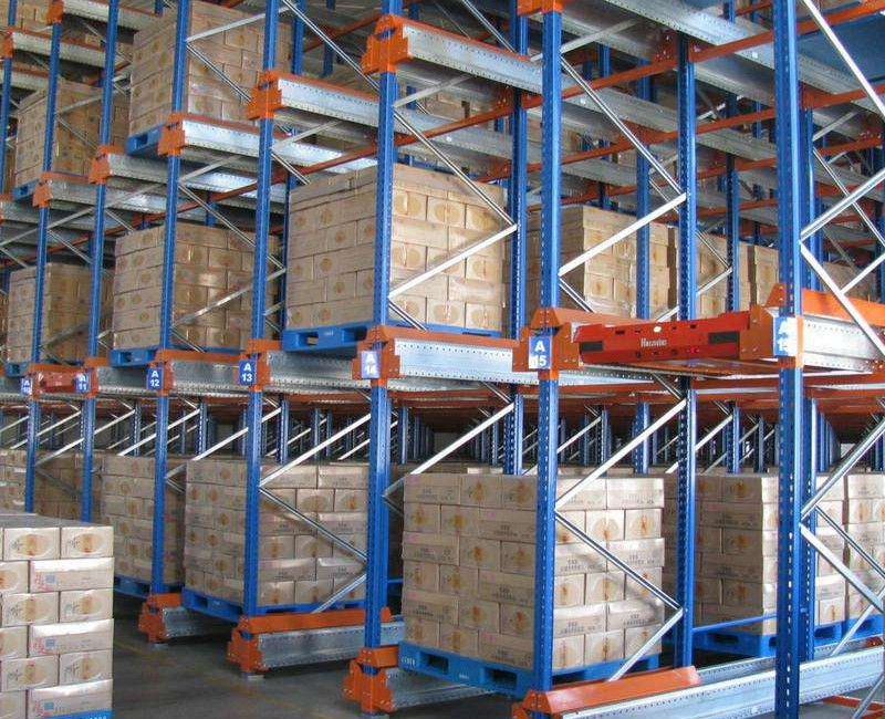 Heavy Duty Load 1500kg Adjustable Radio Warehouse Pallet Shuttle Racking System