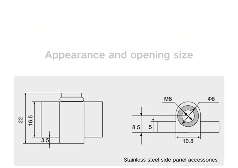 Stainless Steel Heavy Duty Industrial Rittal Cabinet Rear Panel Accessory