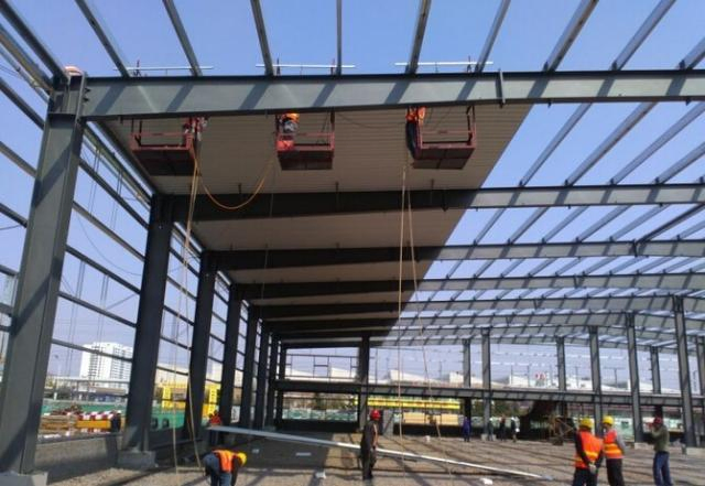 Prefabricated Fast Assembled Construction High Quality Steel Structure Safety Metal Frame Warehouse