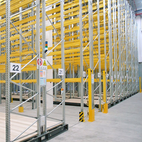 Heavy Duty Mobile Shelving System with Free CAD Design Service