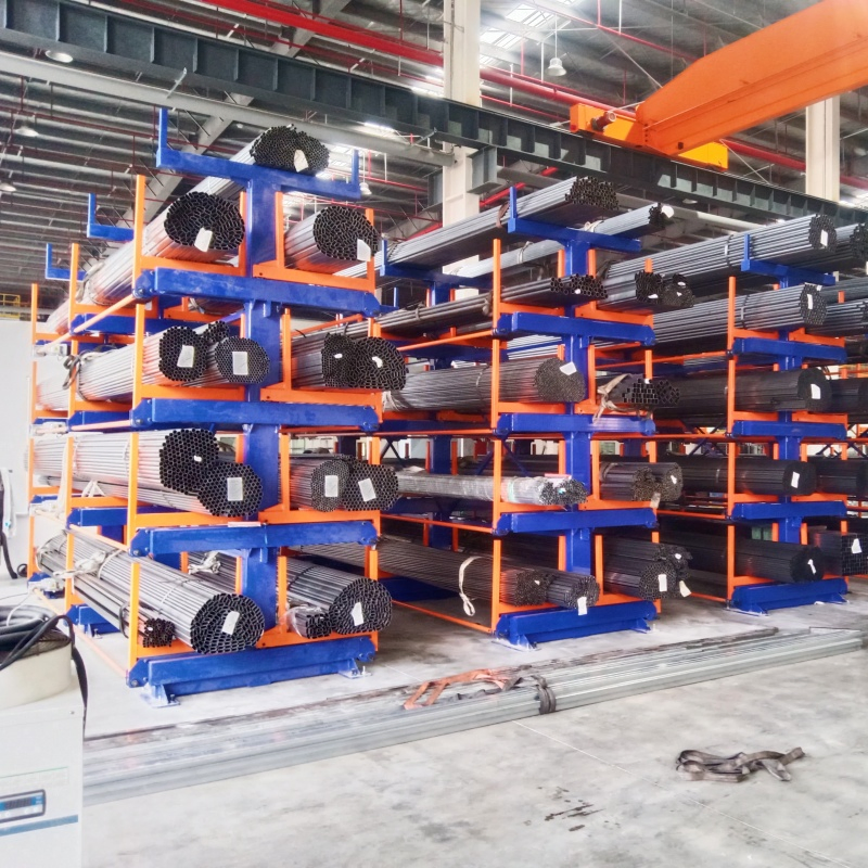 Space Saving Telescoping Cantilever Racking System