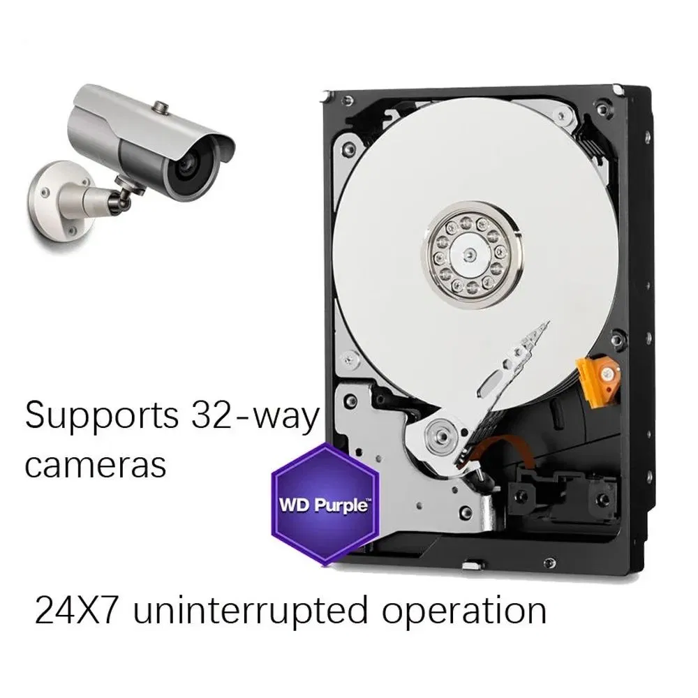 HDD 1tb 2tb 3tb 4tb 6tb 8tb 10tb Disco Duro Hard Disk Drive Purple HDD