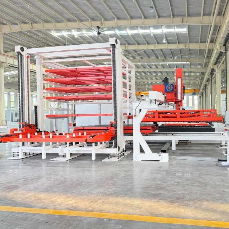 Laser-Cut Steel Plate Intelligent Automated Sheet Metal Storage