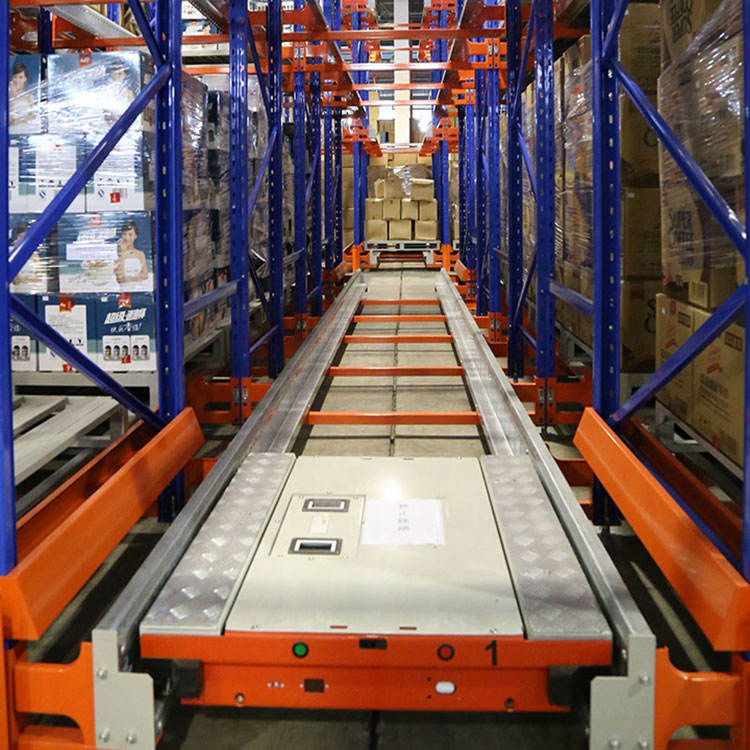 New Semi-Automated Metal Rack Stainless Steel Warehouse Pallet Storage Movable Pallet Automatic Rack Radio Shuttle Rack System