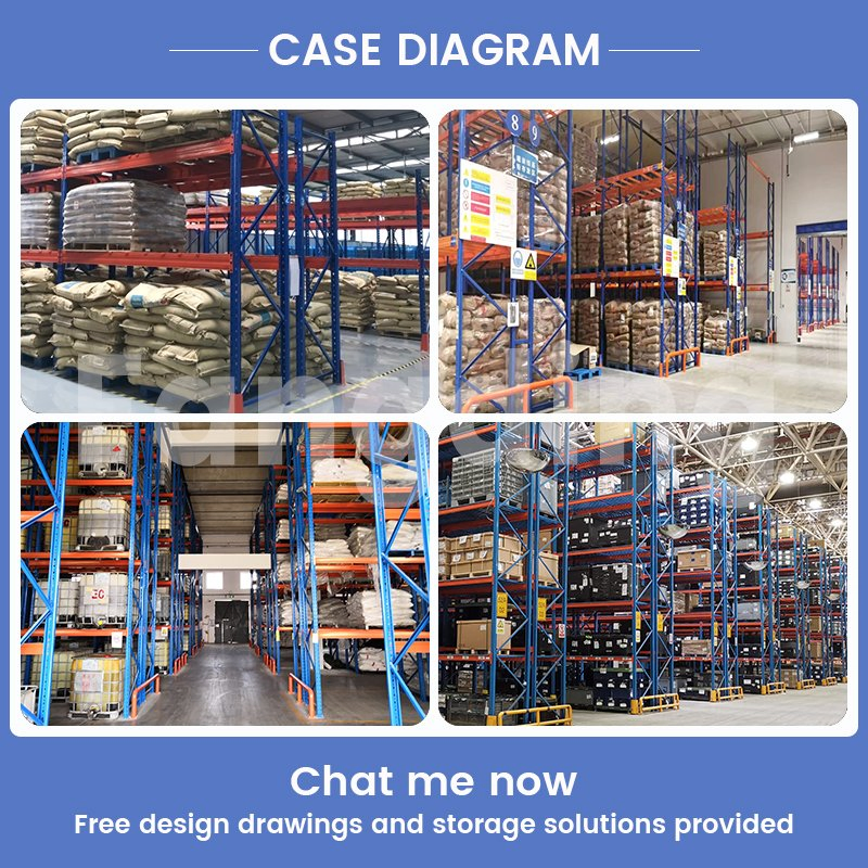 High Load Shelf Industrial Warehouse Racking System Strong Heavy-Duty Steel Selective Pallet Rack Factory Storage Shelves