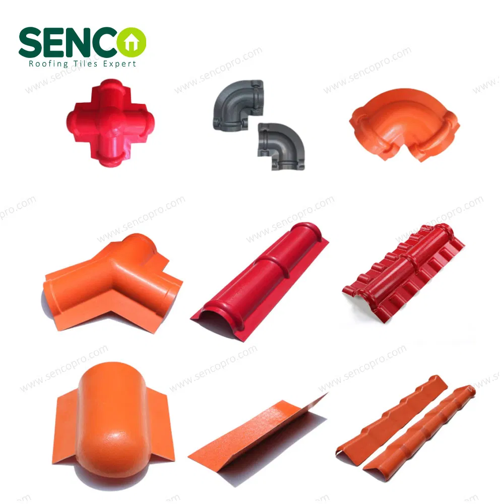 Windproof Corrosion Proof PVC Resin Tile Accessory ASA Synthetic Resin Roof Valley Fitting Seamless for Industrial Commercial New Roof Construction