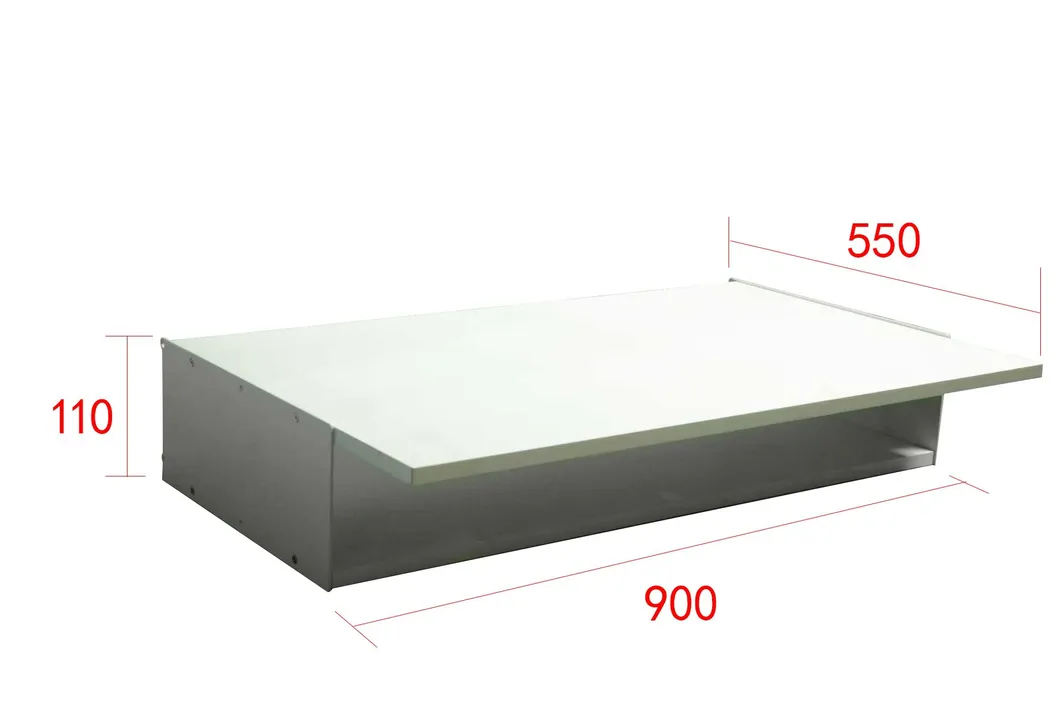 Metal Storage Shelf Detail