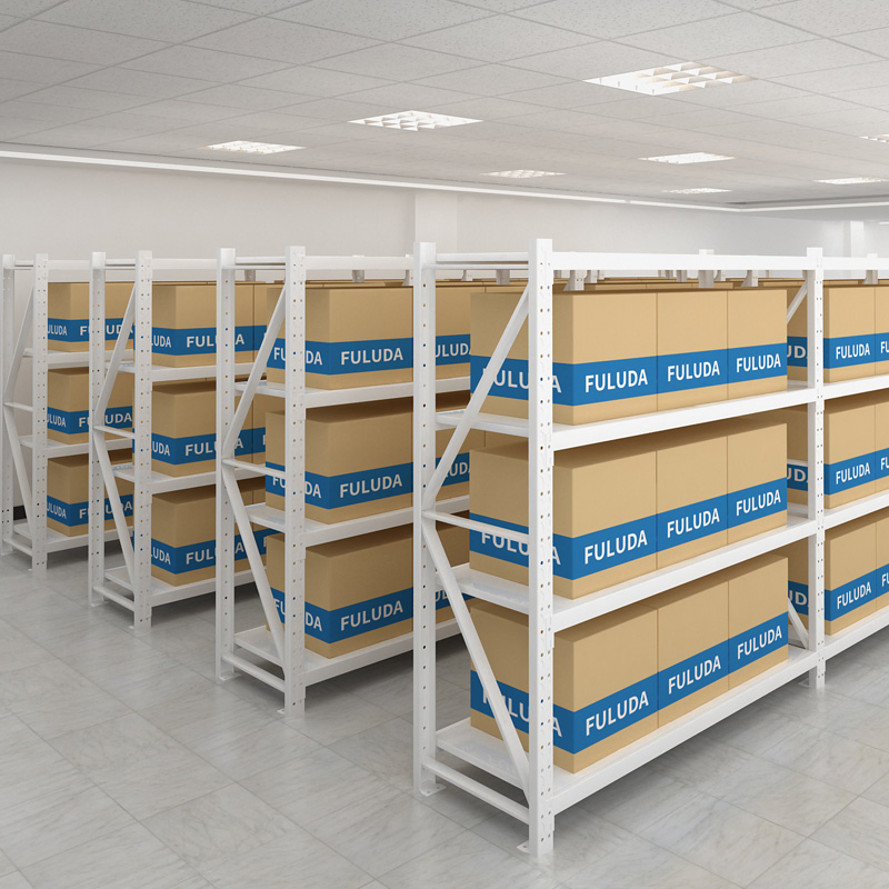 Light Medium Duty Adjustable Steel Storage Shelving for Industrial Warehouse Storage