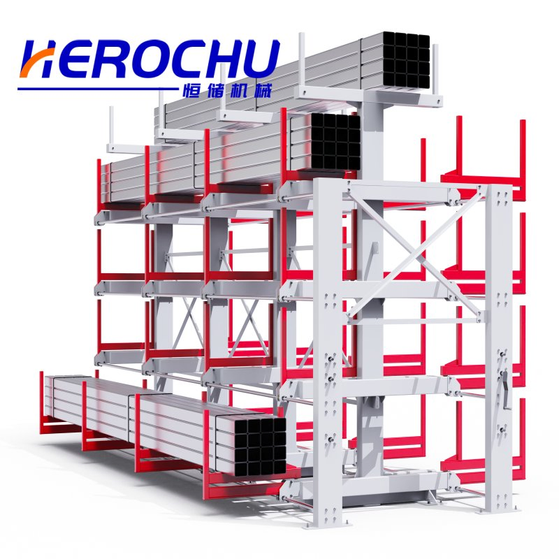 Interchangeable Manual-Electric Sliding Arm Pipe Storage System