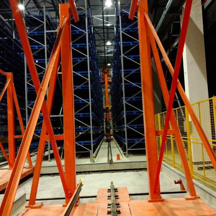 Automated Stacker Crane System for High-Density Storage in Narrow Aisle Warehouses