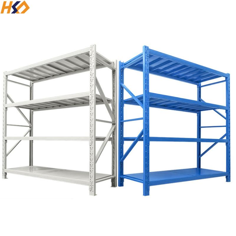 Industrial Warehouse Selective Light/Medium/Heavy Duty Steel Storage Shelf for Logistics Company 200-500kg