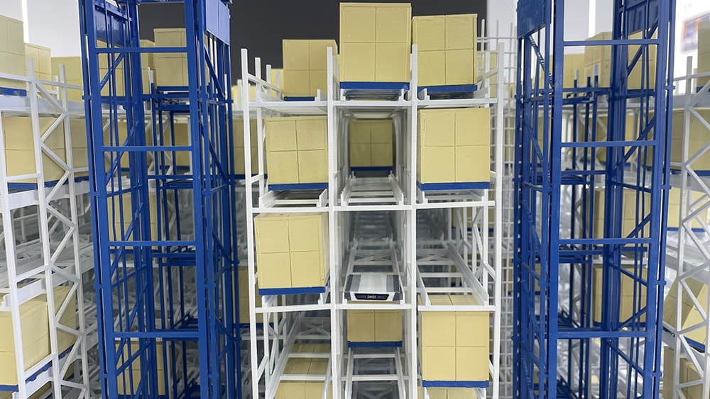 Automated High-Density Storage and Retrieval Four Way Shuttle System for Handling of The Palletized Goods