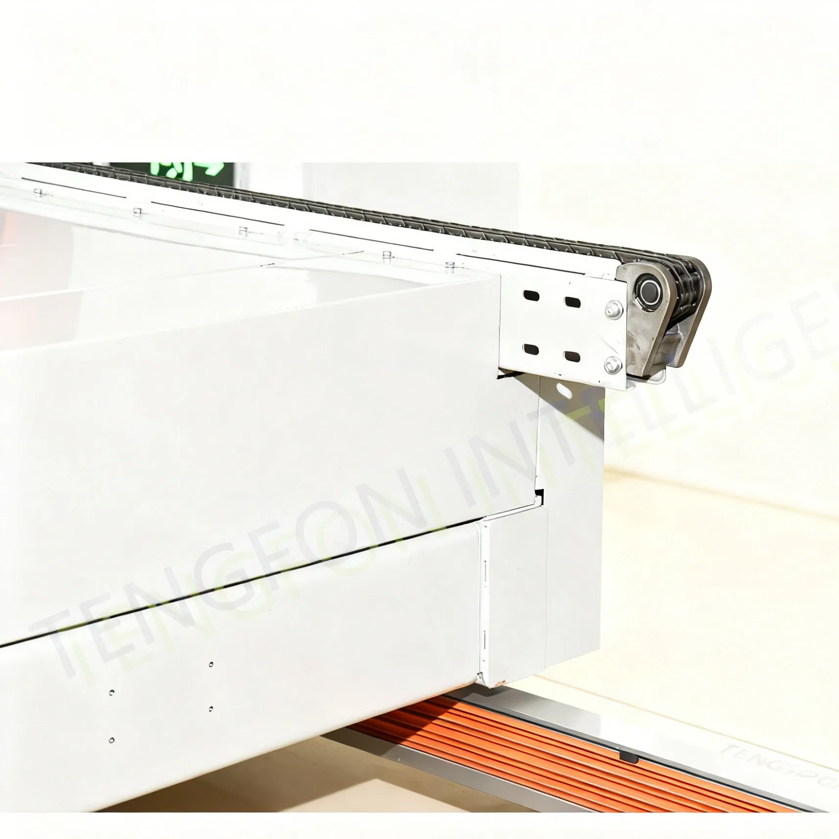 Efficient Warehouse Equipment with Automated Charging Dock and Safety Sensors