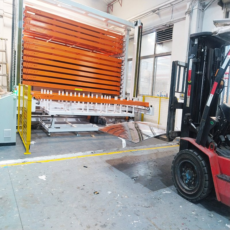 Laser-Cut Steel Plate Intelligent Automated Sheet Metal Storage