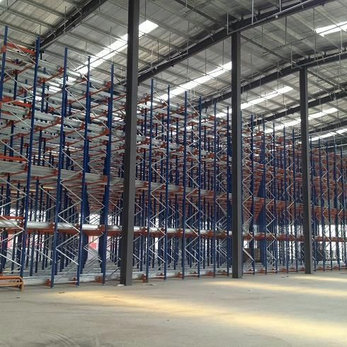 CE Certified Battery Powered Wireless Radio Shuttle for Flexible Warehouse Layout and Operation