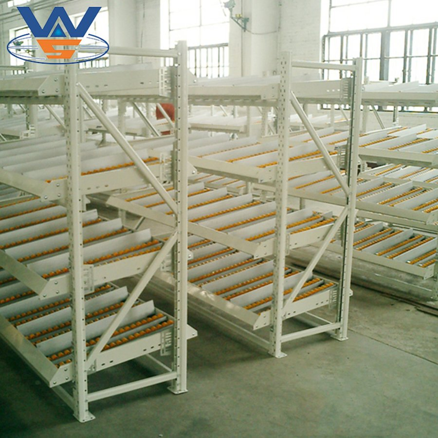 Warehouse Carton and Box Storage 600kg for Level of The Beam Loading Capacity Steel Storage Carton Flow Shelving for Warehouse Picking System