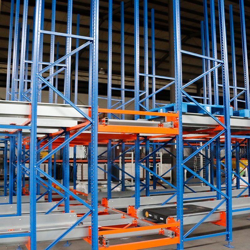 2024 Automated Warehouse Storage Radio Shuttle Pallet Racking System for High Density Warehouse