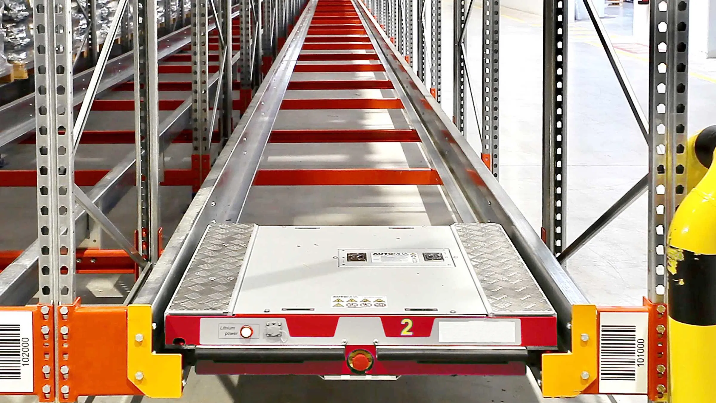 Automatic Addressing Artificial Loading Flexible Heavy Duty Radio 2D Pallet Shuttle Racking System