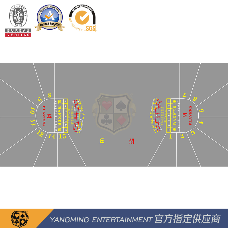 Casino Table Layout Two and a Half Wheels with Green Tablecloth