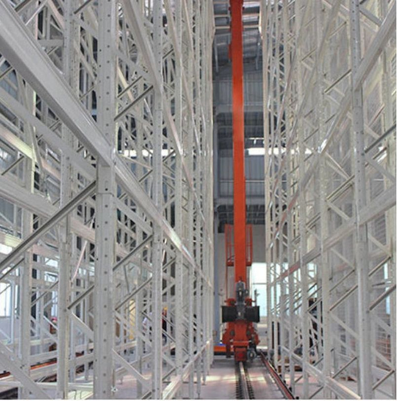 Stainless Steel Pallet Racking Automatic Warehouse Storage System with Stacking Cranes