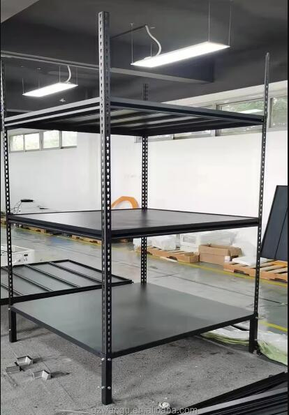 Ultra-Narrow Agv Rack System 500mm Aisle Width Laser-Guided Alignment B2b Space Optimization