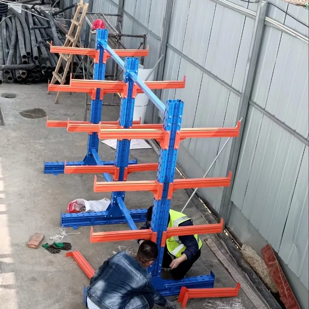 Warehouse Cantilever Rack Steel Storage Pipe Rack System