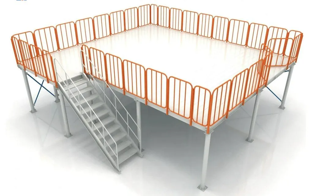 Warehouse Storage Mezzanine Floor Steel Mezzanine System