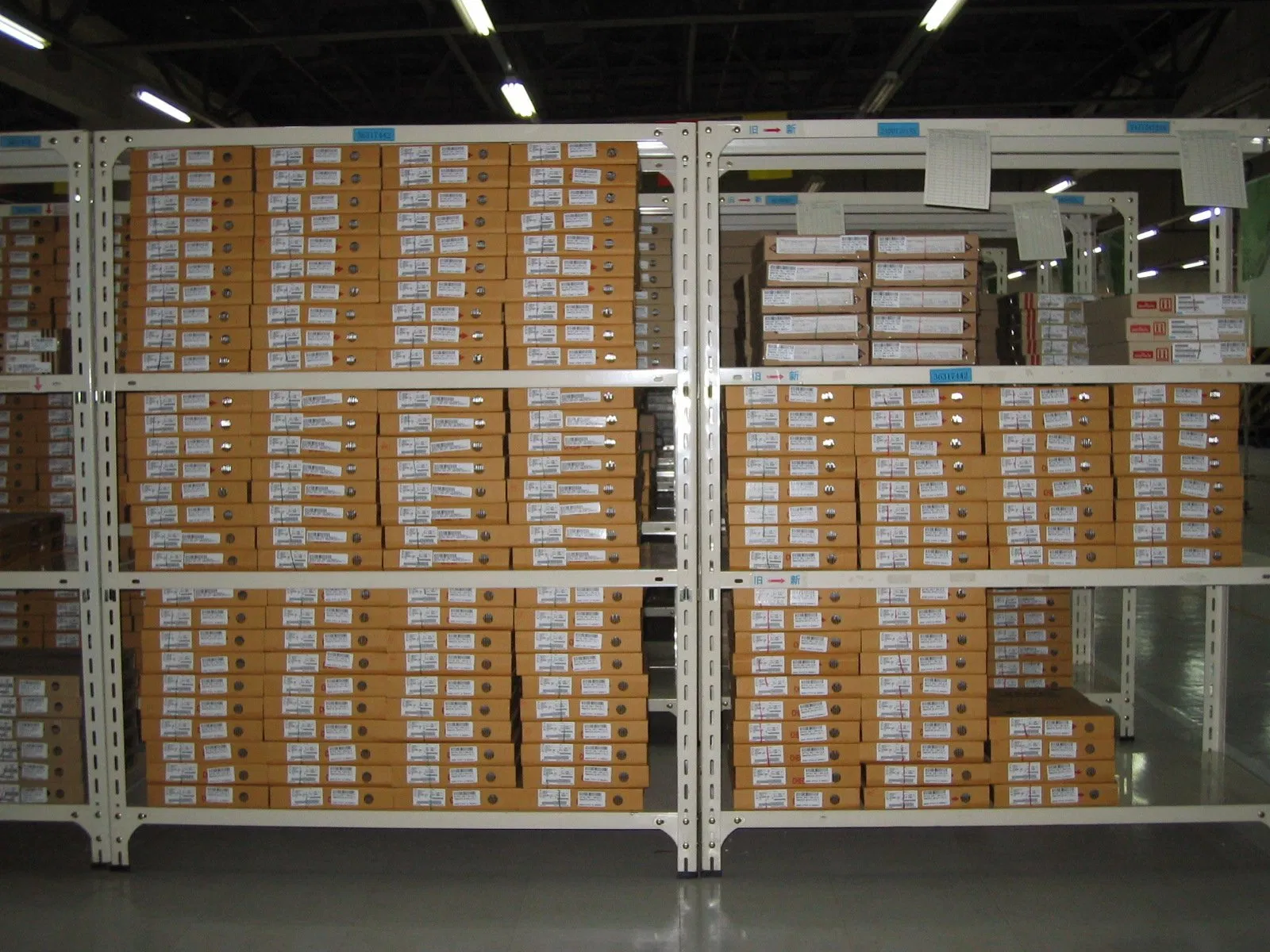 Home Super Market Storage Racks Light Duty Boltless Rivet Shelving