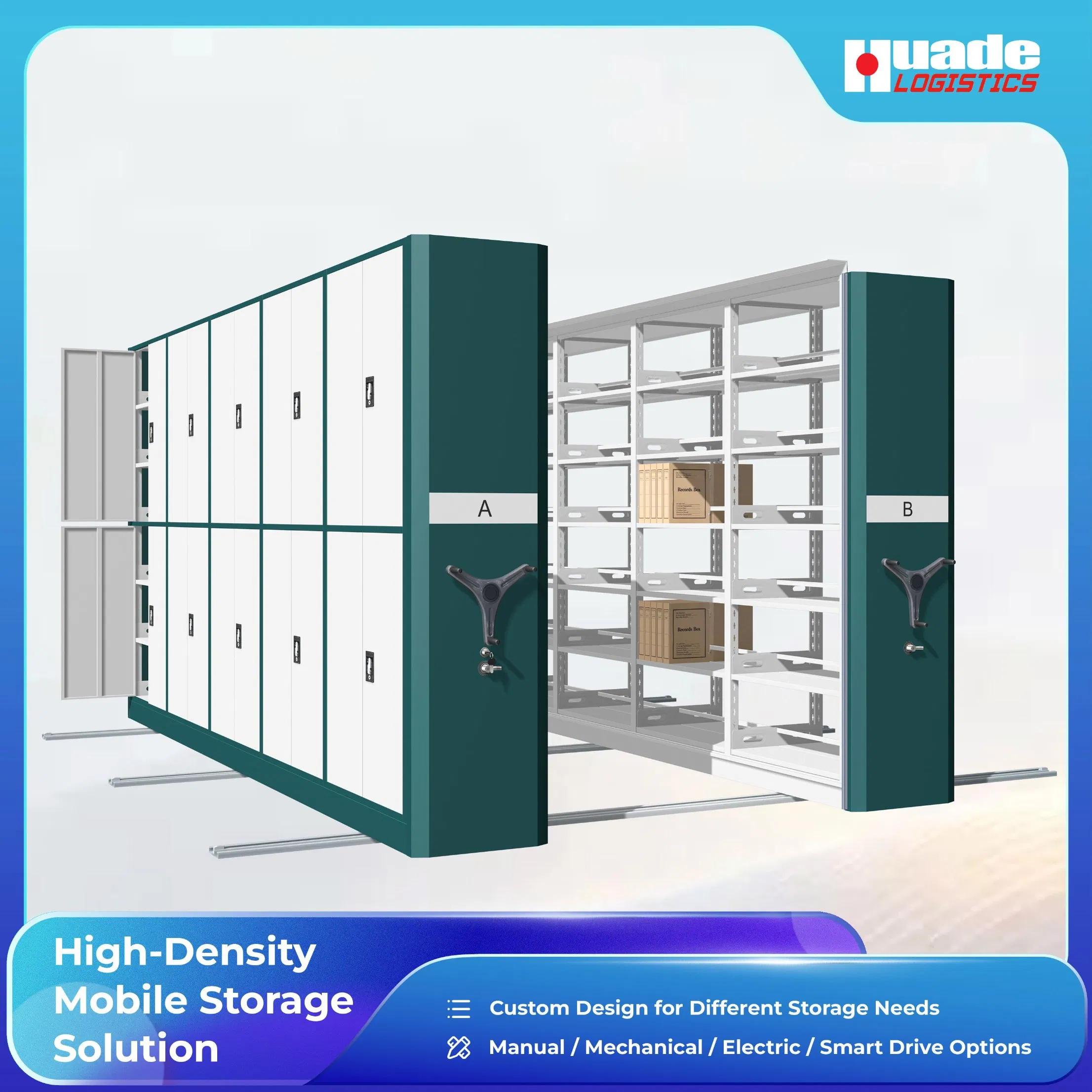 Mobile Shelving Systems for Secure Cold Storage and Warehouse Facility