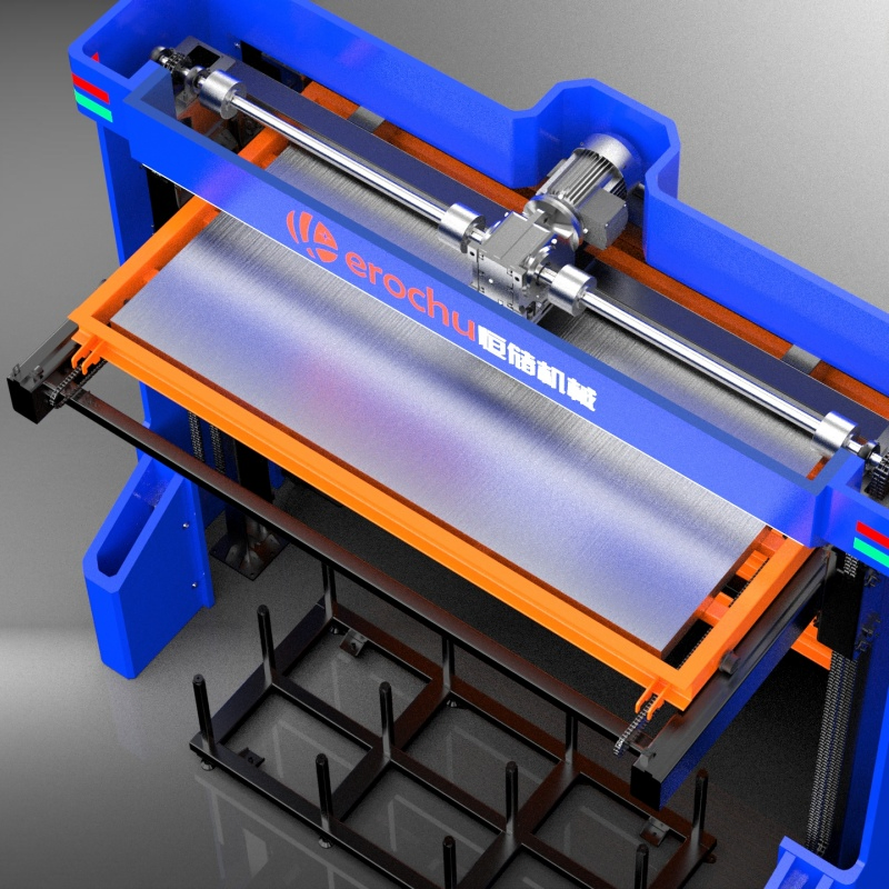 High-Capacity Automated Sheet Metal Storage Warehouse