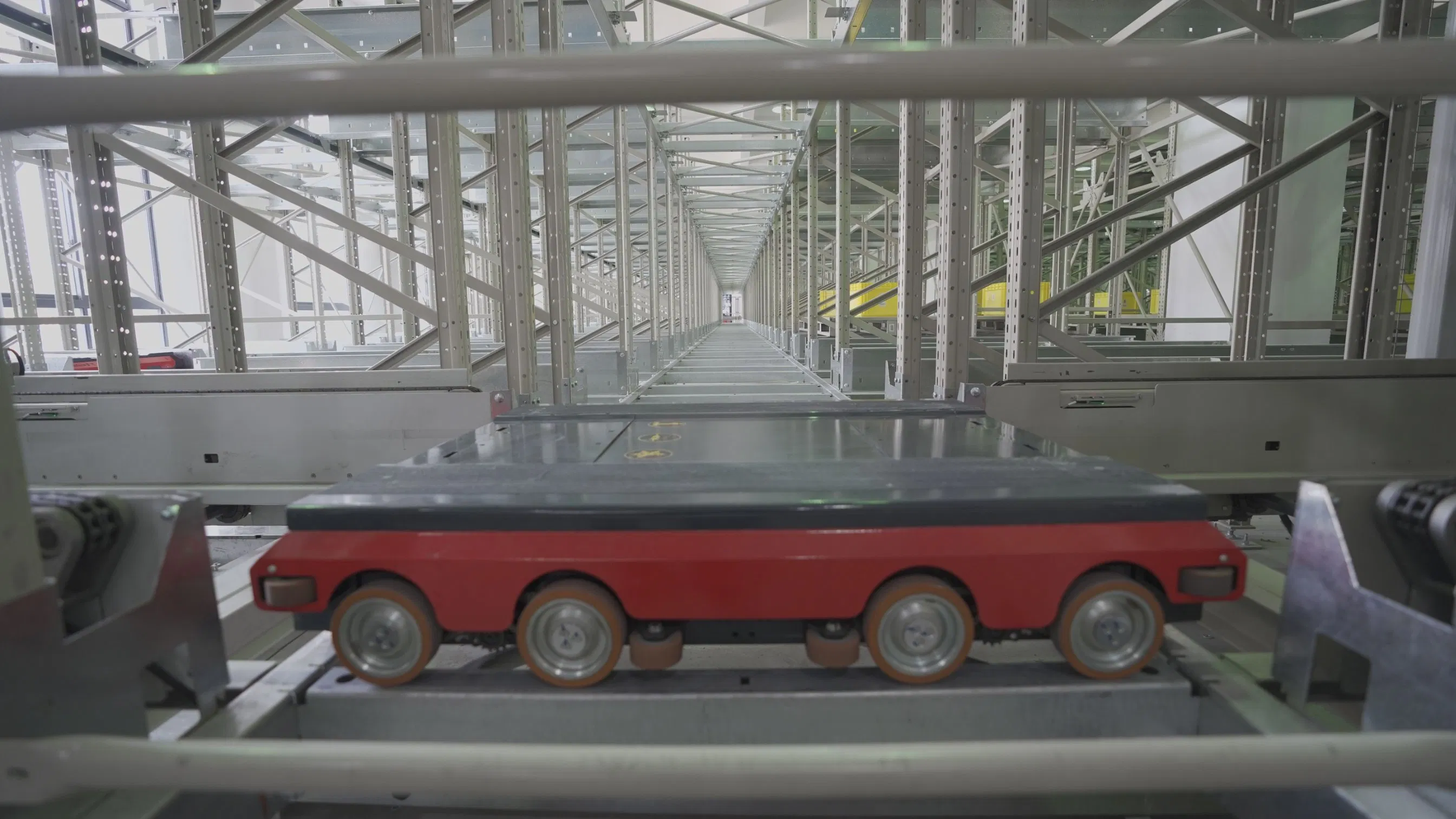 Automated High-Density Storage and Retrieval Four Way Shuttle System for Handling of The Palletized Goods