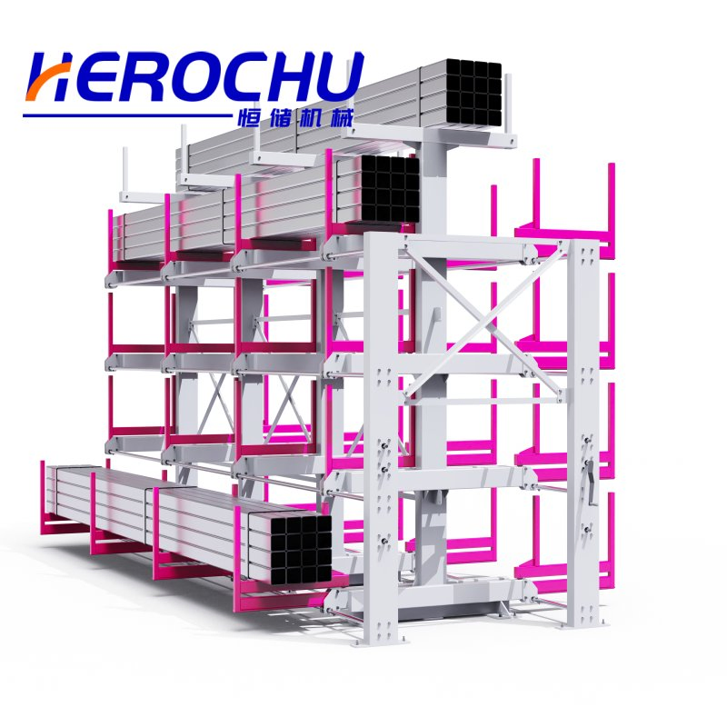 Interchangeable Manual-Electric Sliding Arm Pipe Storage System