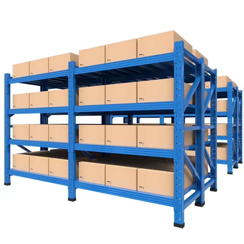 Customized Industrial Steel Storage Adjustable Medium Duty Shelf for Garage Warehouse
