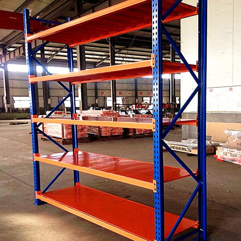 Metal Storage Rack Selective Long Span Racking Systems Steel Industrial Surface Packing Layers Feature Powder Material