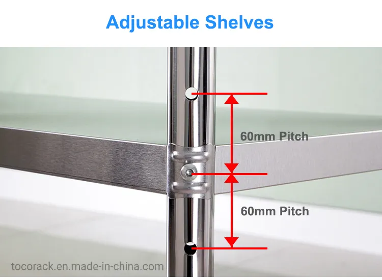 Adjustable Stainless Steel Shelf