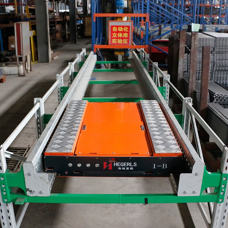 High Density Warehouse Automated Retrieval Storage Radio Shuttle Pallet Rack Radio Shuttle Racking System
